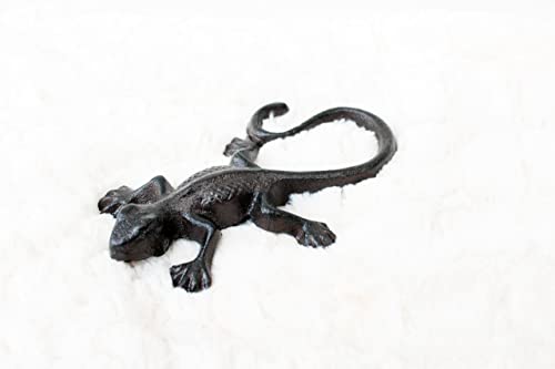 Gwenys Haus Gusseisen Gartenfigur Eidechse, ca. 15,5 x 10 cm von Gwenys Haus