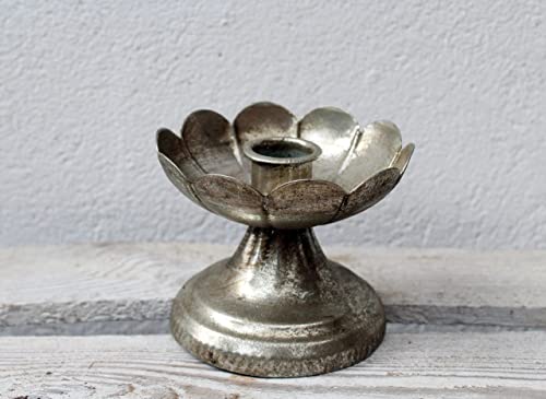 Gwenys Haus Kerzenständer Silber Blüte von Gwenys Haus
