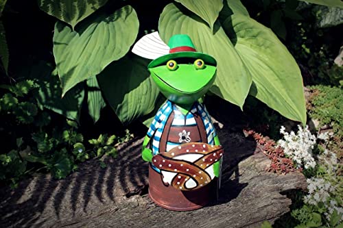 Gwenys Haus Zaunhocker Frosch Brezel Sepp von Gwenys Haus