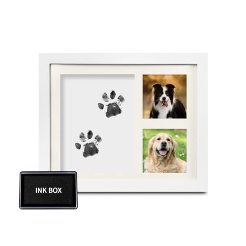 Gwezmxs Pfotenabdruck Set Hund, Hundepfoten Abdruck Machen Personalisiert, Geschenk für Hundebesitzer, Hundegeburtstag, Erinnerung Hund, Hunde Gadgets von Gwezmxs