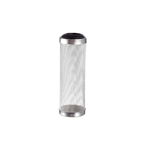 Gwolf Aquarium Filter Guard Edelstahlfilter, Aquarium Mesh Net Filter Schutz Edelstahl Einlass Schutzhülle Aquarium Filter Einlass Düse Filternetz Hülse, 12mm von Gwolf