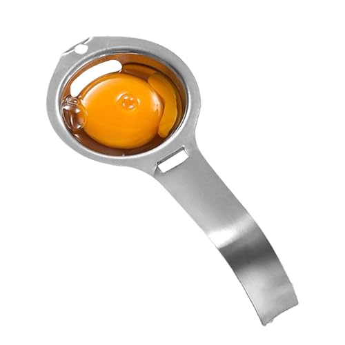 Eiertrenner Eidottertrenner Aus Edelstahl Eigelb Trenner Eigelb Weißfilter Eigelb Weiß Trennwerkzeug Eitrenner Eier Trennhilfe Für Kochen Eierwerkzeug Küchenutensilien Eierfilter 17×7 Cm von Gwtdtoad