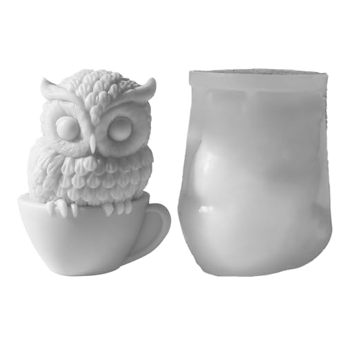 Eulenform Eulen Silikonform Kerzenform Eulen Duftkerzenform Silikon Gießformen Seifenform Tier Silikonform Schokoladenform Für Schokolade Und Seife Zum Anfassen 8x7x10 Cm Eulenform Eulen Silikonform Kerzenform Eulen Duftkerzenform Silikon Gießformen Seifenform Tier Silikonform Schokoladenform Für Schokolade Und Seife Zum Anfassen 8x7x10 Cm von Gwtdtoad