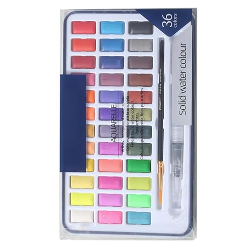 Gwtdtoad Aquarellfarben Set 12/24/36 Farben Wasserfarben Reise Aquarell Set Mit Pinsel, Tragbar Aquarell Malkasten Für Künstler, Malanfänger, Kinder Und Erwachsene Gwtdtoad Aquarellfarben Set 12/24/36 Farben Wasserfarben Reise Aquarell Set Mit Pinsel, Tragbar Aquarell Malkasten Für Künstler, Malanfänger, Kinder Und Erwachsene von Gwtdtoad