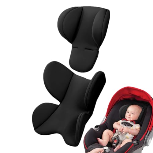 Gwtdtoad Baby Neugeboren Autositz Kissen Extra Weiches Autositz Einsatzkissen, Babyautositzeinlage Kopf Und Körperstütz Kissen Sitzpolster Für Babyschalen von Gwtdtoad
