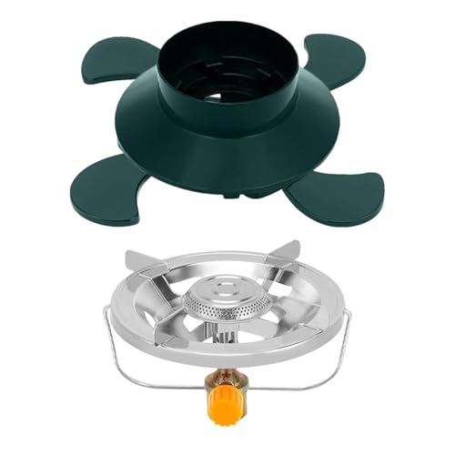 Gwtdtoad Campingkocher Basis - Wanderkocher Gaskartuschen Basis | Höhenverstellbar Klappbarer Ständer Für Pfannen Backwaren Outdoor Angeln Picknicks von Gwtdtoad