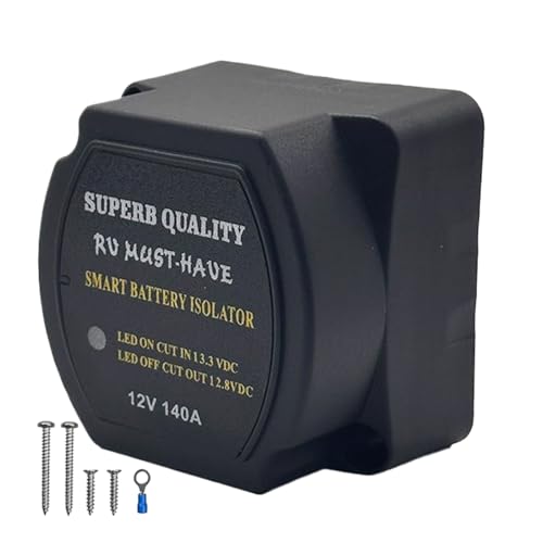 Gwtdtoad Intelligenter Batterie-Isolator 12V | Batterie-Trennrelais,Schutz Vor Tiefentladung Für Auto Boot Yacht Gwtdtoad Intelligenter Batterie-Isolator 12V | Batterie-Trennrelais,Schutz Vor Tiefentladung Für Auto Boot Yacht von Gwtdtoad