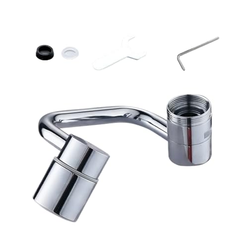 Gwtdtoad Waschbecken Wasserhahn Verlängerung | 1080° Drehbarer Waschbecken Wasserhahn Verlängerung - Badezimmer Zubehör für Küchen Haare waschen Haarewaschen Tierpflege Gesichtsreinigung von Gwtdtoad