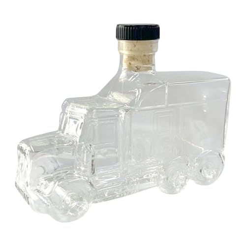 Gwtdtoad Whisky Dekanter,Whiskey Behälter mit Halb LKW - 375ml Flüssigkeitsbehälter mit Originellem Verschluss für Empfänge Brunch Feste Geburtstag Hochzeit Hauspartys Gwtdtoad Whisky Dekanter,Whiskey Behälter mit Halb LKW - 375ml Flüssigkeitsbehälter mit Originellem Verschluss für Empfänge Brunch Feste Geburtstag Hochzeit Hauspartys von Gwtdtoad