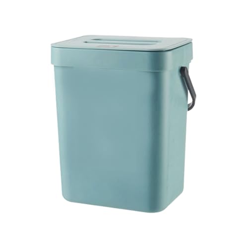 Mülleimer Küche 3/5L Komposteimer Für Die Küche, Hängend Abfalleimer Mit Deckel, Biomülleimer Für Badezimmer Kompakter Wand-Mülleimer von Gwtdtoad