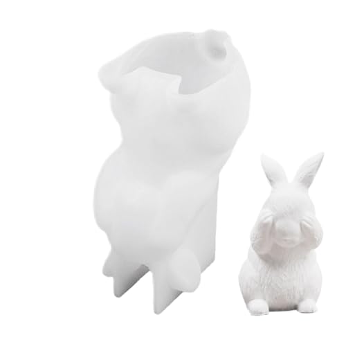 Ostern Kaninchen Silikonform Hasen Silikonformen Gießformen Osterhase Silikonform Gipsguss Form Silikon Hasen Bastelform Für Kuchen Und Fondant Basteln von Gwtdtoad