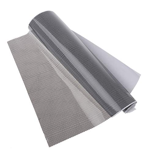 Gwxevce 30x106cm Tönung Perforierte Netzfolie Fly-Eye MOT Legal Tint Auto vorne hinten Scheinwerfer Glühbirne Tönung Netzfolie Schwarz Gwxevce 30x106cm Tönung Perforierte Netzfolie Fly-Eye MOT Legal Tint Auto vorne hinten Scheinwerfer Glühbirne Tönung Netzfolie Schwarz von Gwxevce