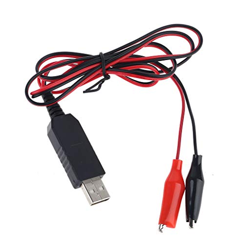 Gwxevce Ersetzen Sie 2X AA AAA Batterie Eliminator USB 5V auf 3V Step-Down-Kabel für Radio Toy von Gwxevce
