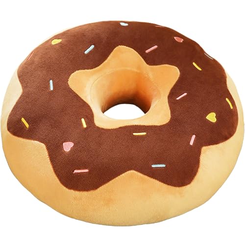 Gxdamxz Donut Kissen, Donutkissen, Dekoratives Plüschkissen für Sofa, Bett, Wohnzimmer, 38cm,Braun Gxdamxz Donut Kissen, Donutkissen, Dekoratives Plüschkissen für Sofa, Bett, Wohnzimmer, 38cm,Braun von Gxdamxz