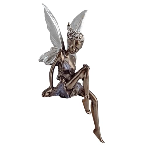 Gxdamxz Elfen Figuren Garten, Gartenfiguren Fee mit Flügeln Gartendeko für Außenbereich, Braun Gxdamxz Elfen Figuren Garten, Gartenfiguren Fee mit Flügeln Gartendeko für Außenbereich, Braun von Gxdamxz