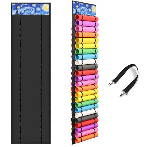 Gxdamxz Tape Organizer Vinyl Rollenhalter, Doppelseitig Hängetasche mit 48 Fächern für Transferpapier, Schwarz Gxdamxz Tape Organizer Vinyl Rollenhalter, Doppelseitig Hängetasche mit 48 Fächern für Transferpapier, Schwarz von Gxdamxz