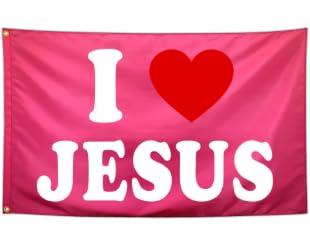 Jesus Flag Pink Jesus Flag Pink von Gxdamxz