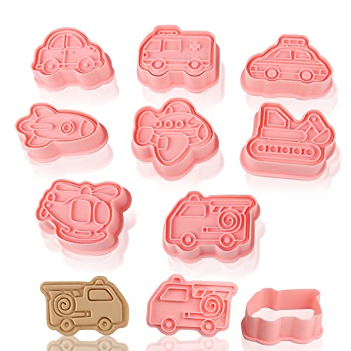 Gxhong Plätzchenformen,8 PCS Keksform Flugzeug Ausstecher Plätzchen Ausstechformen Fondant Ausstecher Traktor Keksausstecher,für die Herstellung von Keksen,Süßigkeiten, Schokolade,Kuchendekoration,DIY von Gxhong