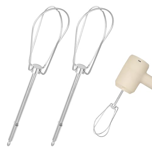 Handmixer-Aufsätze, Mixer-Aufsätze, Schneebesen-Aufsatz für Handmixer, Handmixer-Ersatzschlägel, Edelstahl-Ersatzteile, Schlägel, elektrisches Mischerzubehör, 2 Stück Handmixer-Aufsätze, Mixer-Aufsätze, Schneebesen-Aufsatz für Handmixer, Handmixer-Ersatzschlägel, Edelstahl-Ersatzteile, Schlägel, elektrisches Mischerzubehör, 2 Stück von Gyinere