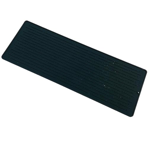 Gyios Tischsets Abwaschbar 2 Pack Silikonschale Trocknungsmatte Sanftes Und Bequeme Küchentrocknungsmatte Für Arbeitsplatten Nicht -schlupf -absorptionsoberfläche Zur Verhinderung Von Schlupf-schwarz von Gyios
