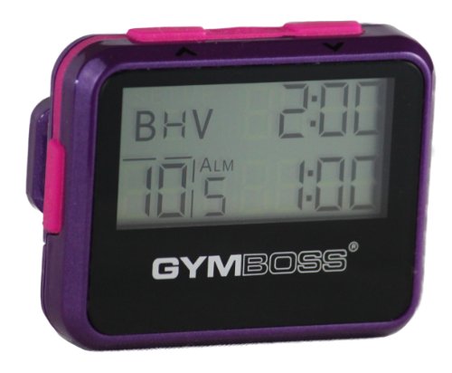 Gymboss Intervallzeitgeber Und Stoppuhr VIOLETT/PINK METALLIC-Hochglanz von Gymboss