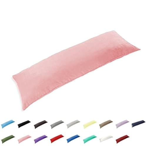 GyuLin 100% Cotton 300 Thread Count Soild Color Body Pillow Cover Pillowcase Pillow Protector Cushion Cover with Zippers Only Cover No Insert 20"x60"/51x150cm Pink GyuLin 100% Cotton 300 Thread Count Soild Color Body Pillow Cover Pillowcase Pillow Protector Cushion Cover with Zippers Only Cover No Insert 20"x60"/51x150cm Pink von Gyulin