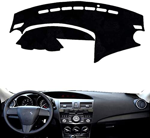 Auto Center Console Protector Dash Mat Teppich, FüR Mazda 3 M3 BL 2009 2010 2011 2012 2013, Anti Rutsch,Auto Dashmat Dash Pad Cover Matte,Autodekoration Auto Center Console Protector Dash Mat Teppich, FüR Mazda 3 M3 BL 2009 2010 2011 2012 2013, Anti Rutsch,Auto Dashmat Dash Pad Cover Matte,Autodekoration von Gyxb