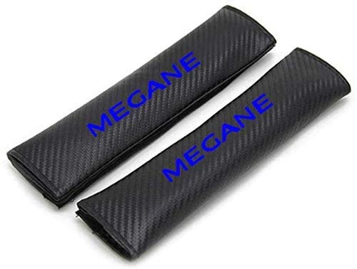 Gyxb 2 StüCk Autositze Gurtpolster, FüR Renault Megane,Carbon Auto-Sicherheitsgurt, Schulterpolster,Car Interieur Modellieren ZubehöR. von Gyxb