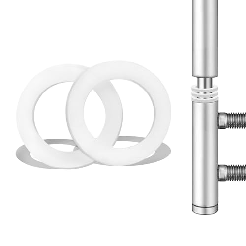 Fitschenringe Kunststoff Zimmertüren 52 Stück Unterlegscheiben Türscharnier 10 * 15 * 2 mm Montageringe Ohne Abriebspuren,2mm Dicke von Gyxcelc