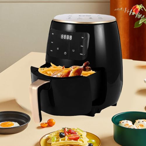Heißluftfritteuse 6L Air Fryer 1400w Luftfritteuse Heissluft Friteuse Backofen Fritteuse ohne Öl 6 Kochfunktionen mit Digitalem LCD-Touchscreen Heißluftfritteuse 6L Air Fryer 1400w Luftfritteuse Heissluft Friteuse Backofen Fritteuse ohne Öl 6 Kochfunktionen mit Digitalem LCD-Touchscreen von Gziztx
