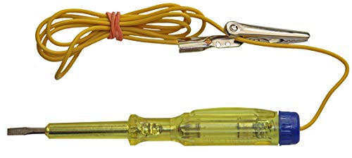 H + H Werkzeug Schwachstromprüfer 4518A Autolichtprüfer/Prüflampe 6-24V Made in Germany, gelb-transparent, 120 mm von H + H WERKZEUG