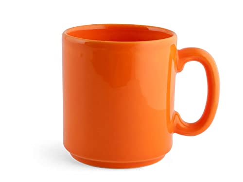 Confezione 6 mug ceramica iris arancio cc375 von H+H