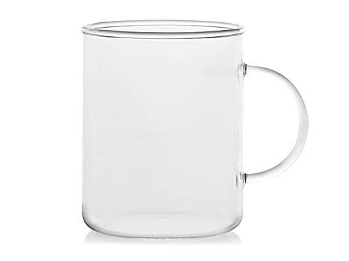 H&h set 6 mug in vetro borosilicato cl 40 von H&H