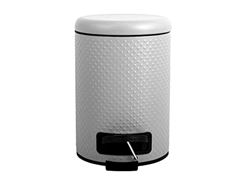 H&H Metropolitan Abfalleimer mit Pedal Grau Lt 3, Stoneware, s von H&H