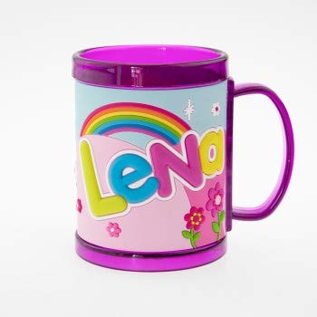 H&H 03873010038 Kinderbecher - Namensbecher, Kunststoff, Mehrfarbig von H+H