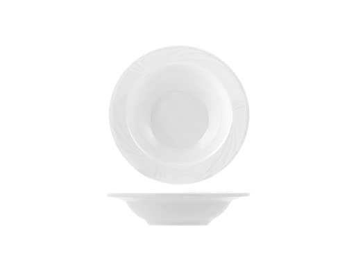 H&H 4413613 Arcadia-Schale, Porzellan, Weiß, 13 cm, Porcelain von H+H