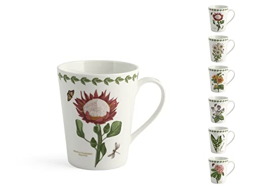 H&h set 6 mug porcellana flowers cc 370 von H&H