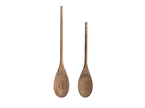 H&H Set 2 Cucchiai in Legno Acacia 25/30cm von H&H