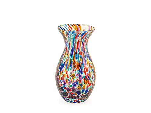 H&h vaso veneziano in vetro decorato cm 19 von H+H
