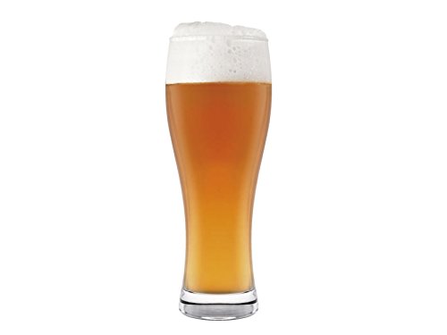 H&H - 6er-Set Biergläser, Mehrzweck, Weizen, Glas, 330 cl von H&H