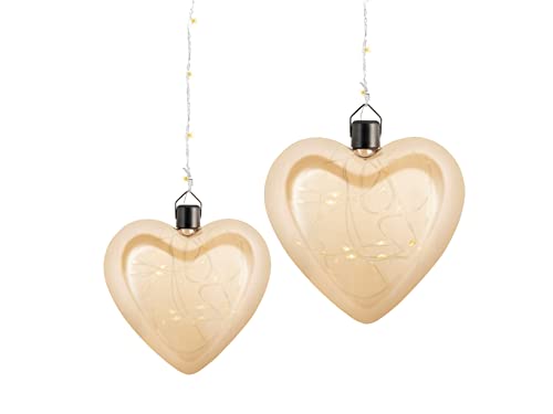 H&h set 2 cuori led da appendere cm15/18 von H+H