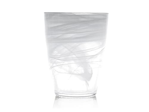 H&h set 6 bicchieri alabastro in vetro bianco cl35 von H&H