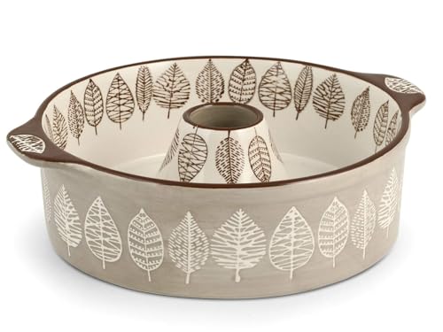 H&H Tortiera Ciambella Michelle In Stoneware Cm22 von H&H