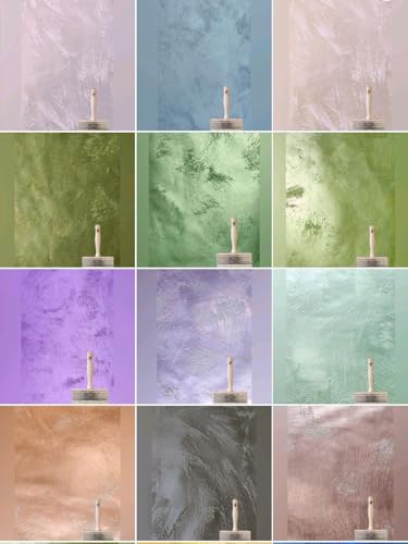 H+V Paul Kamm® Creativ Struktur Effekt Wandfarbe Metallic + Profi Flächenstreicher, Metallic-Optik, Beton Optik, Sturm Optik, Wandfarbe innen, Wand-Farbe, Glitzer Wandfarbe, Schimmer H+V Paul Kamm® Creativ Struktur Effekt Wandfarbe Metallic + Profi Flächenstreicher, Metallic-Optik, Beton Optik, Sturm Optik, Wandfarbe innen, Wand-Farbe, Glitzer Wandfarbe, Schimmer von H+V Paul Kamm