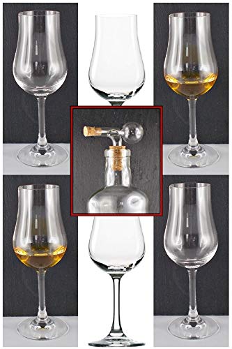 H-BO 6 Stölzle Nosing Whisky Tasting Stil Whiskey Gläser + 1 Glaskugelportionierer von H-BO