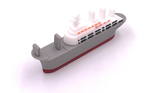 H-Customs Dampfer Schiff Kreuzfahrt USB Stick 8GB 16GB 32GB 64GB 128GB USB 3.0/128 GB von H-Customs