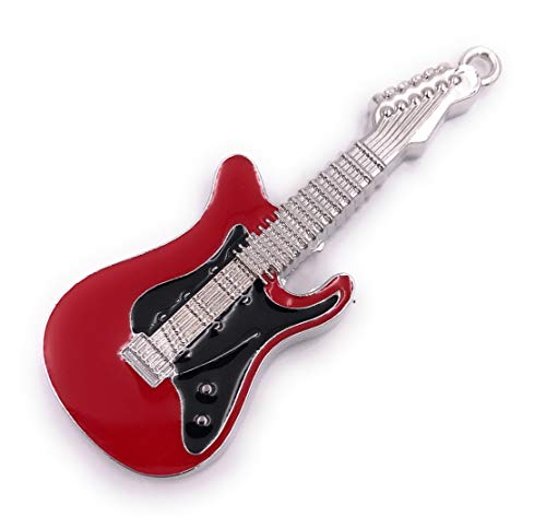 H-Customs E-Gitarre Gitarre in Rot aus Metall lustiger USB Stick USB 2.0 8GB von H-Customs