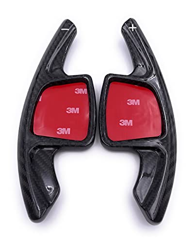 H-Customs ECHT CARBON Schaltwippen Shift Paddle kompatibel mit Audi 2020+ A3 A4 A5 A6 A7 A6 S3-8 von H-Customs