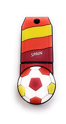 H-Customs Fußball Spanien Soccer Sport USB Stick 16 GB USB 2.0 von H-Customs
