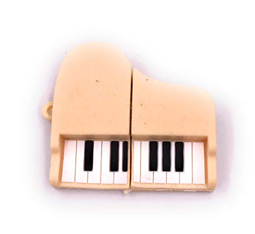 H-Customs Klavier Flügel weiß USB Stick 128 GB USB 3.0 von H-Customs